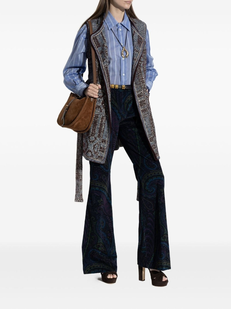 Etro patterned-jacquard gilet outlook