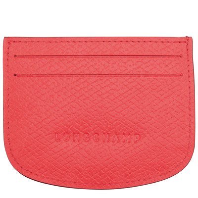 Longchamp Épure Card holder Strawberry - Leather outlook