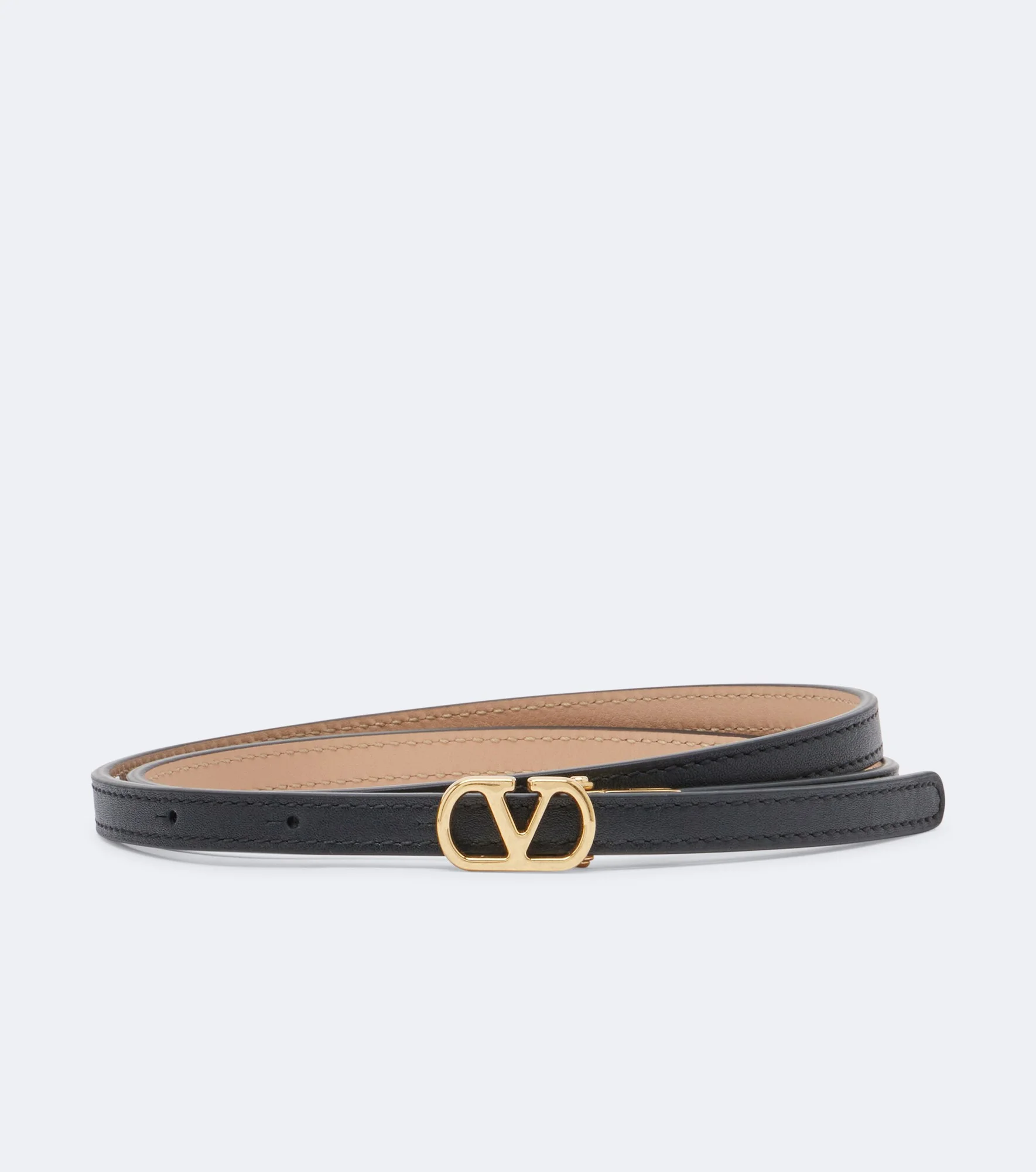 VLogo Signature reversible leather belt - 1