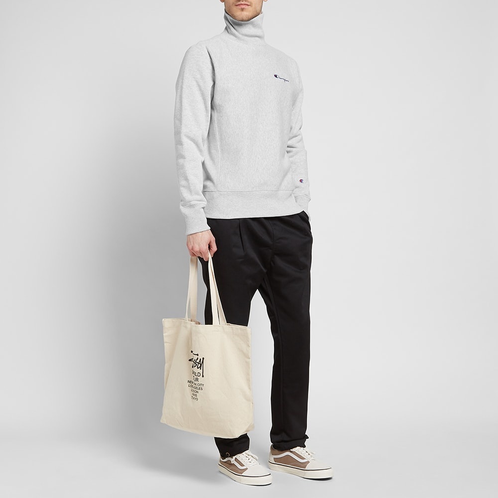 Champion Reverse Weave Small Script Mock Neck Sweat - 6