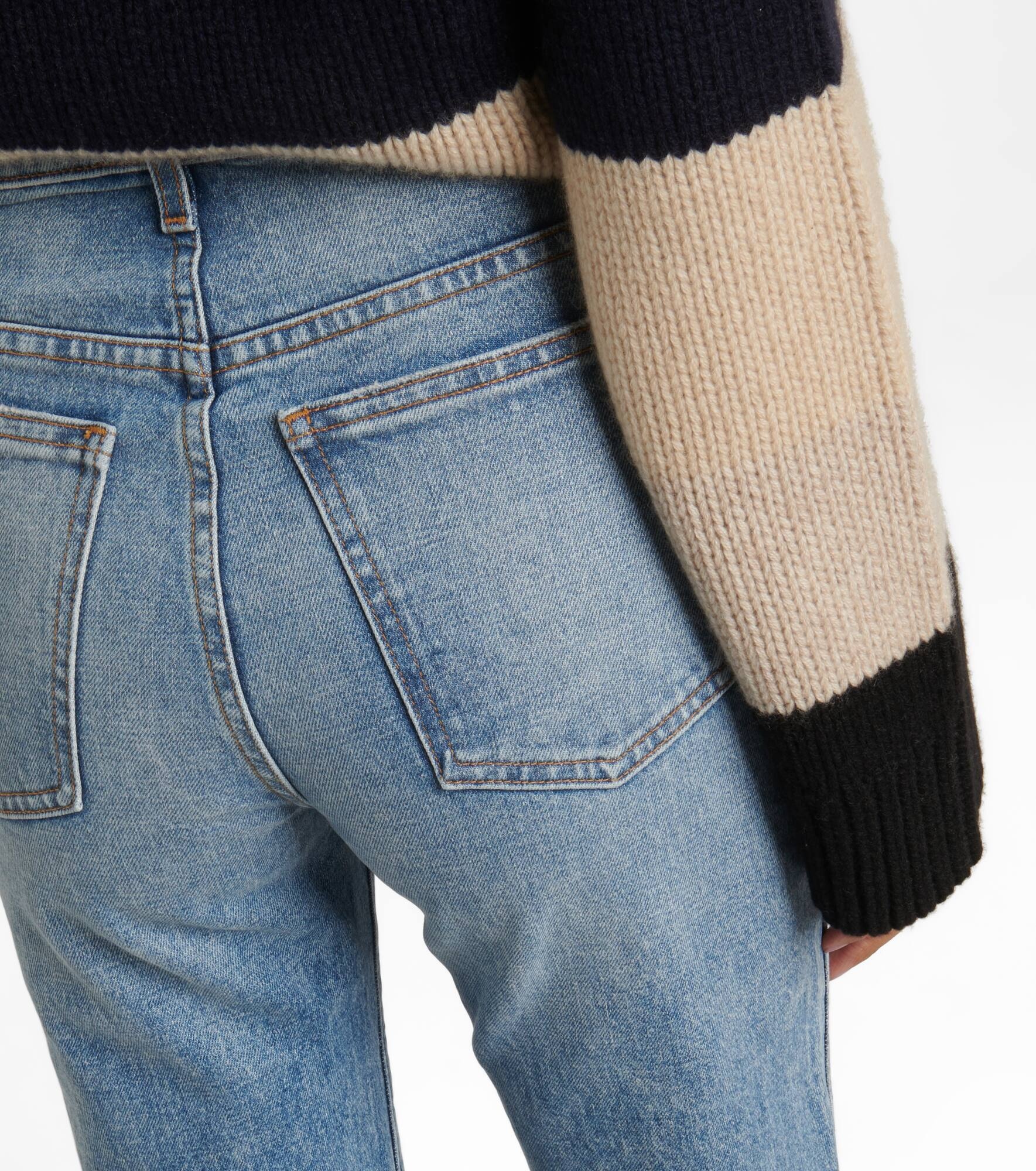 Danielle high-rise straight jeans - 6