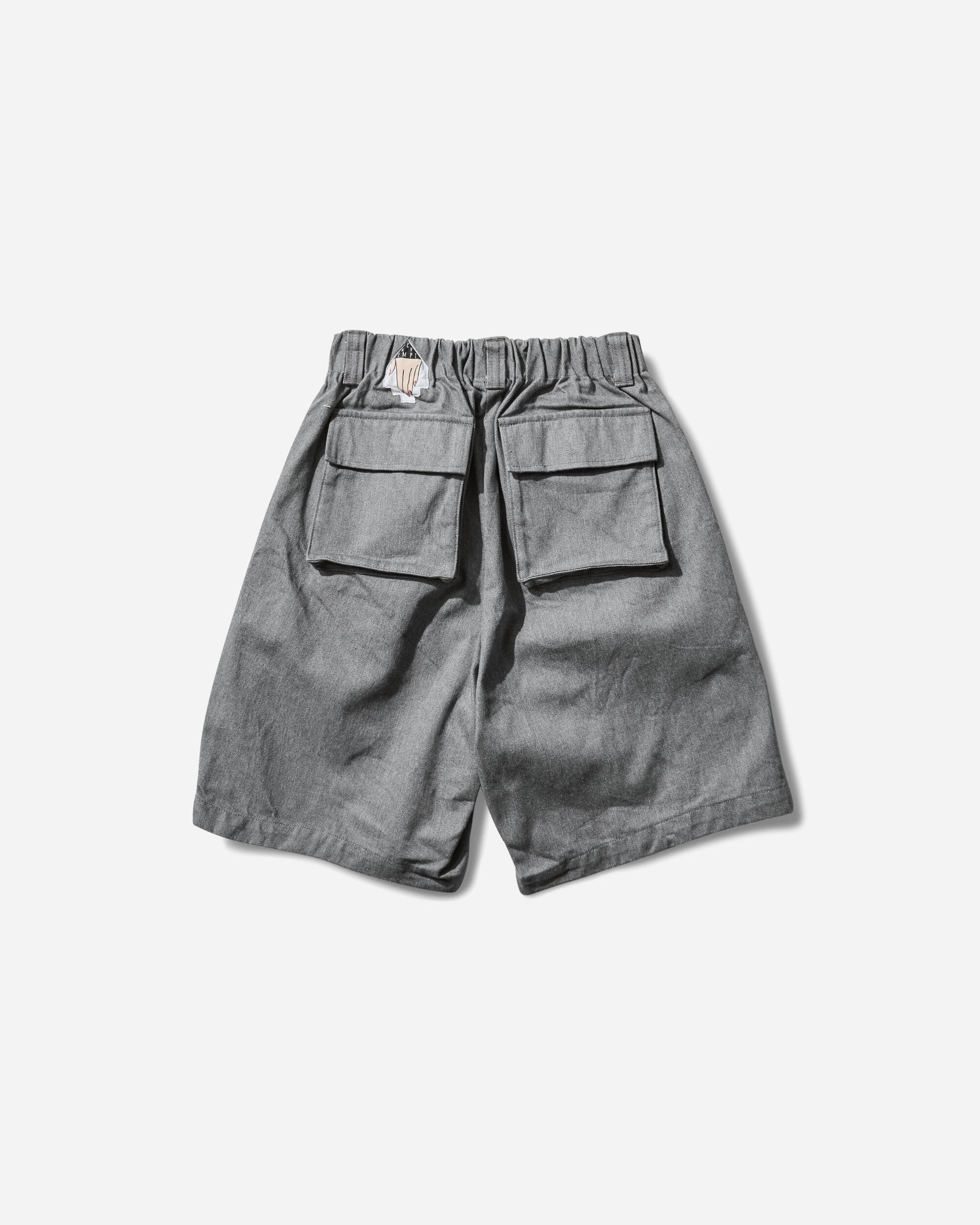 パンツ C.E cavempt Brushed Twill Combat Shorts Cav Empt Men's Ash Twill Comfort Shorts Grey | REVERSIBLE