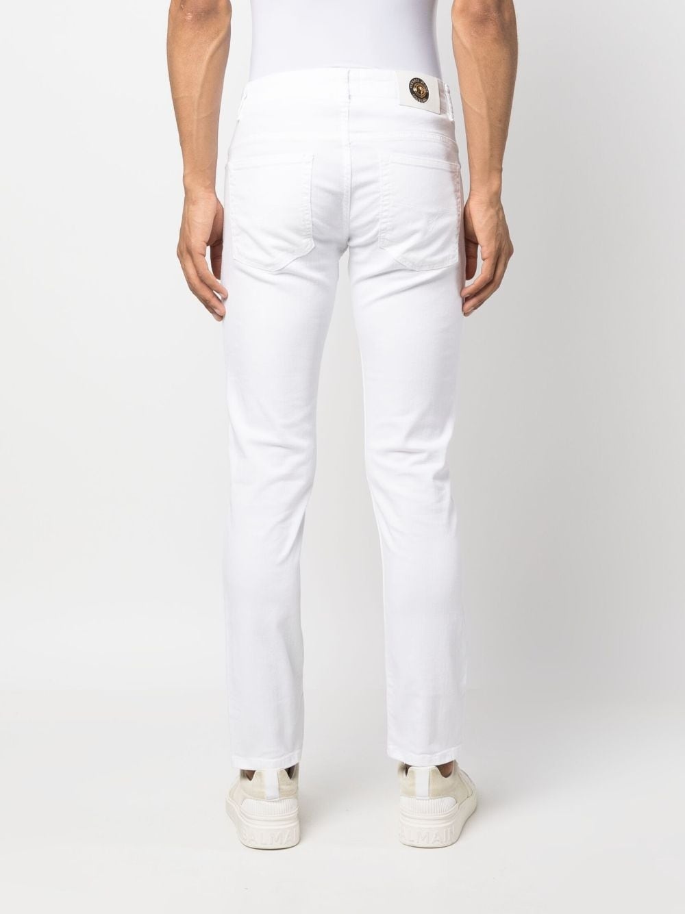 mid-rise skinny jeans - 4