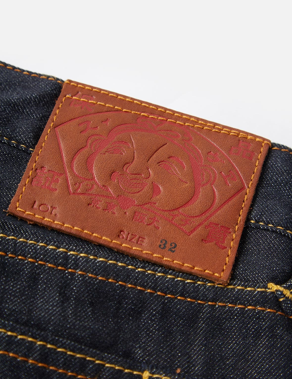TWO-TONE LANDSCAPE DAICOCK DENIM SHORTS - 9