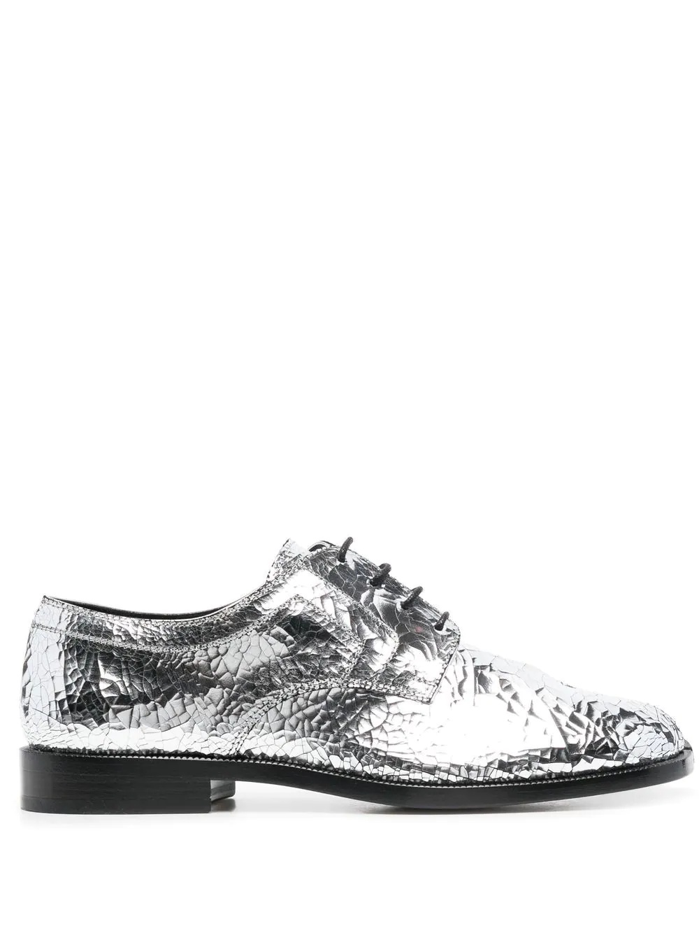 Tabi metallic lace-up shoes - 1