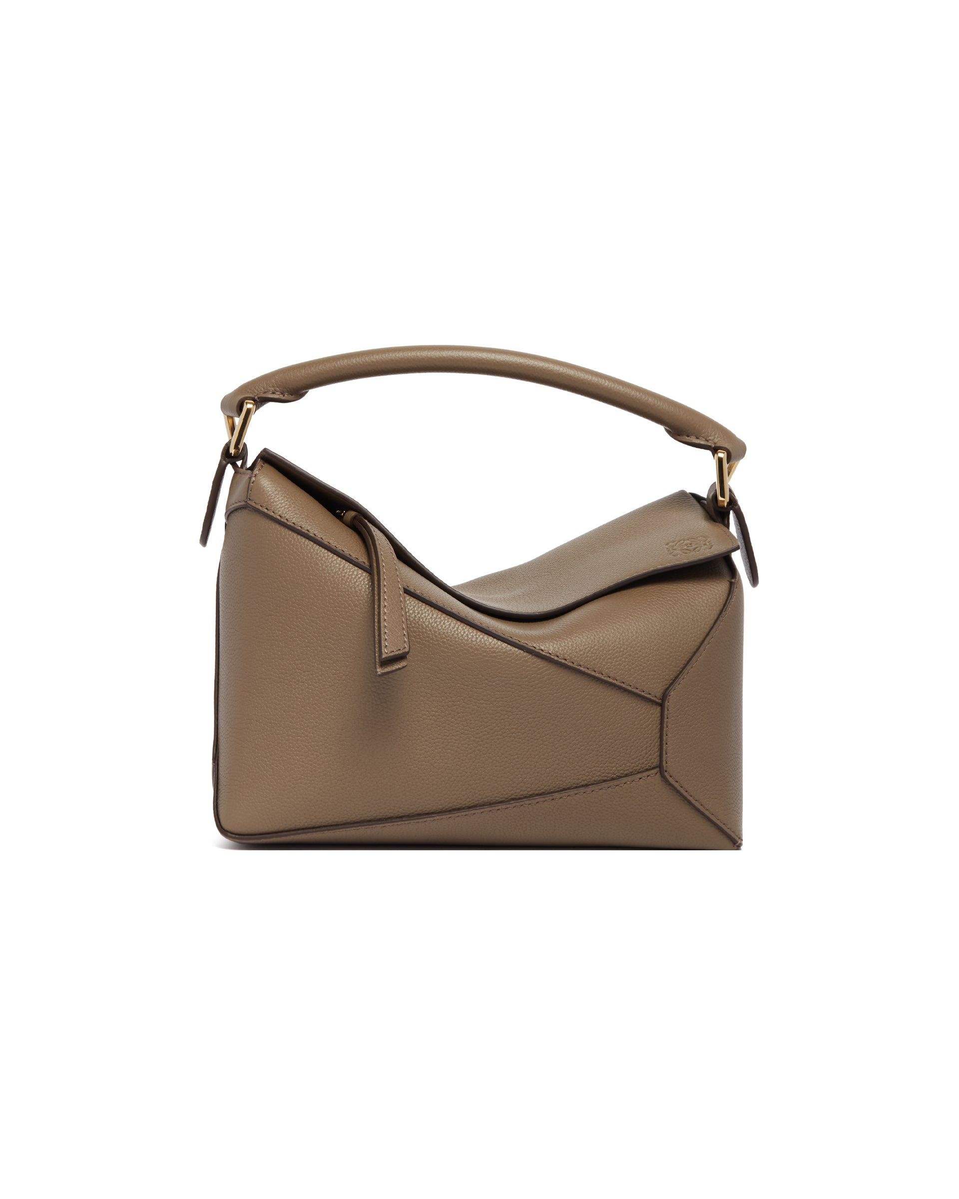 Brown Small Puzzle Edge Bag - 3