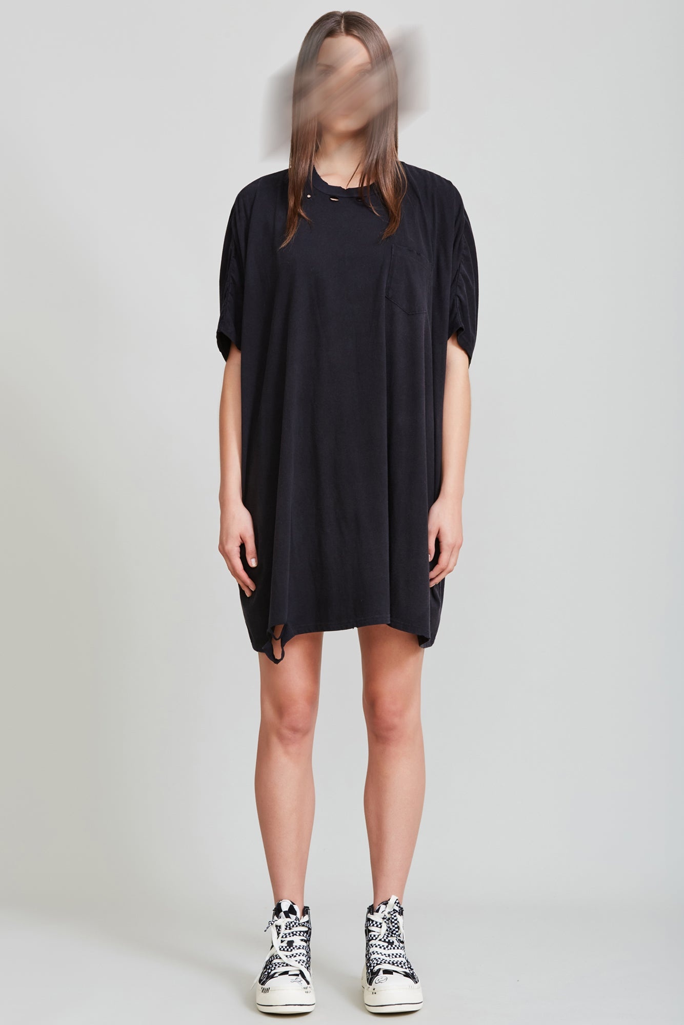 Oversized Boxy T - Black | R13 Denim Official Site - 2