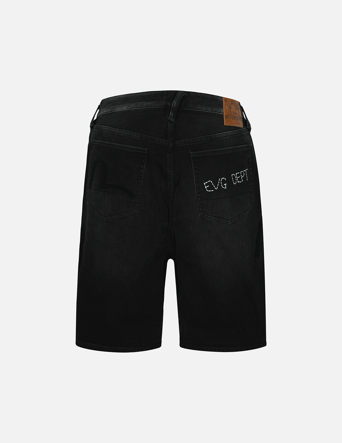 SEAGULL APPLIQUÉ EMBROIDERY AND GODHEAD PRINT
RELAX FIT DENIM SHORTS - 2