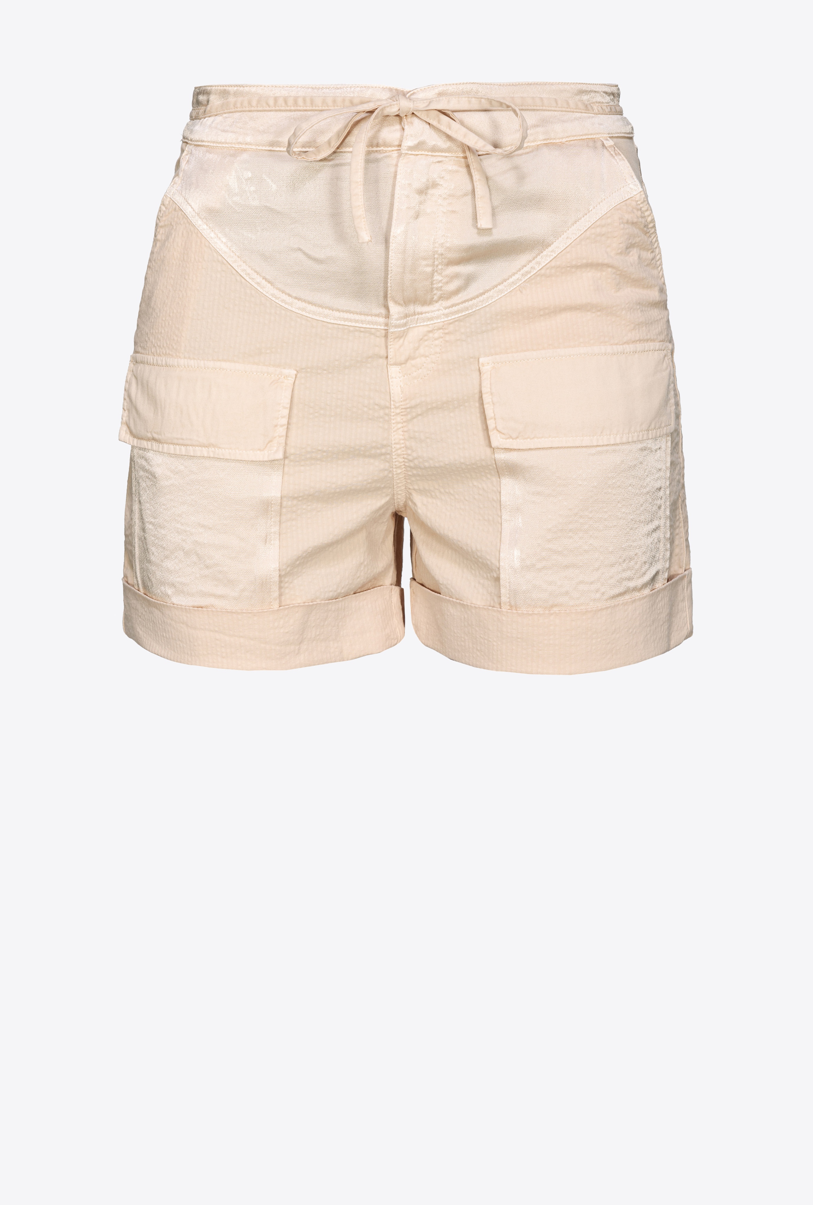 FLOWING SHORTS WITH LARGE POCKETS - 1