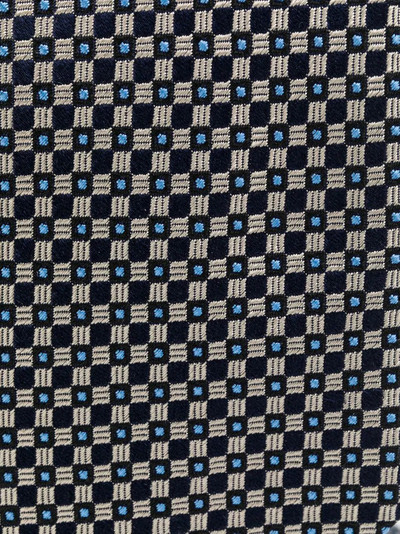 Lanvin geometric silk tie outlook