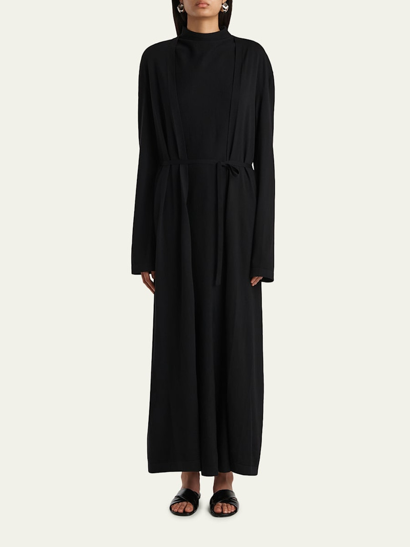 KHAITE Alek Long Wrap Cardigan outlook