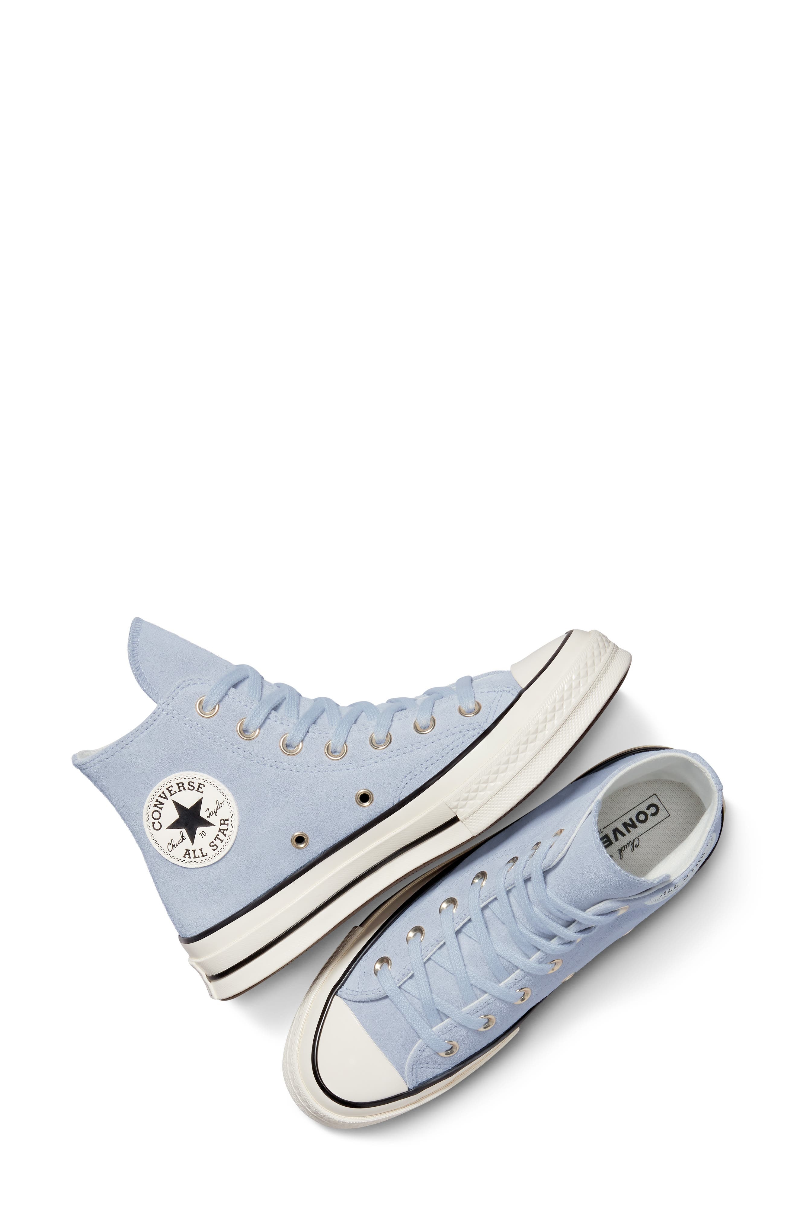 Converse Chuck Taylor® All Star® 70 High Top Sneaker in Lavender Trek/Black/Egret at Nordstrom - 5