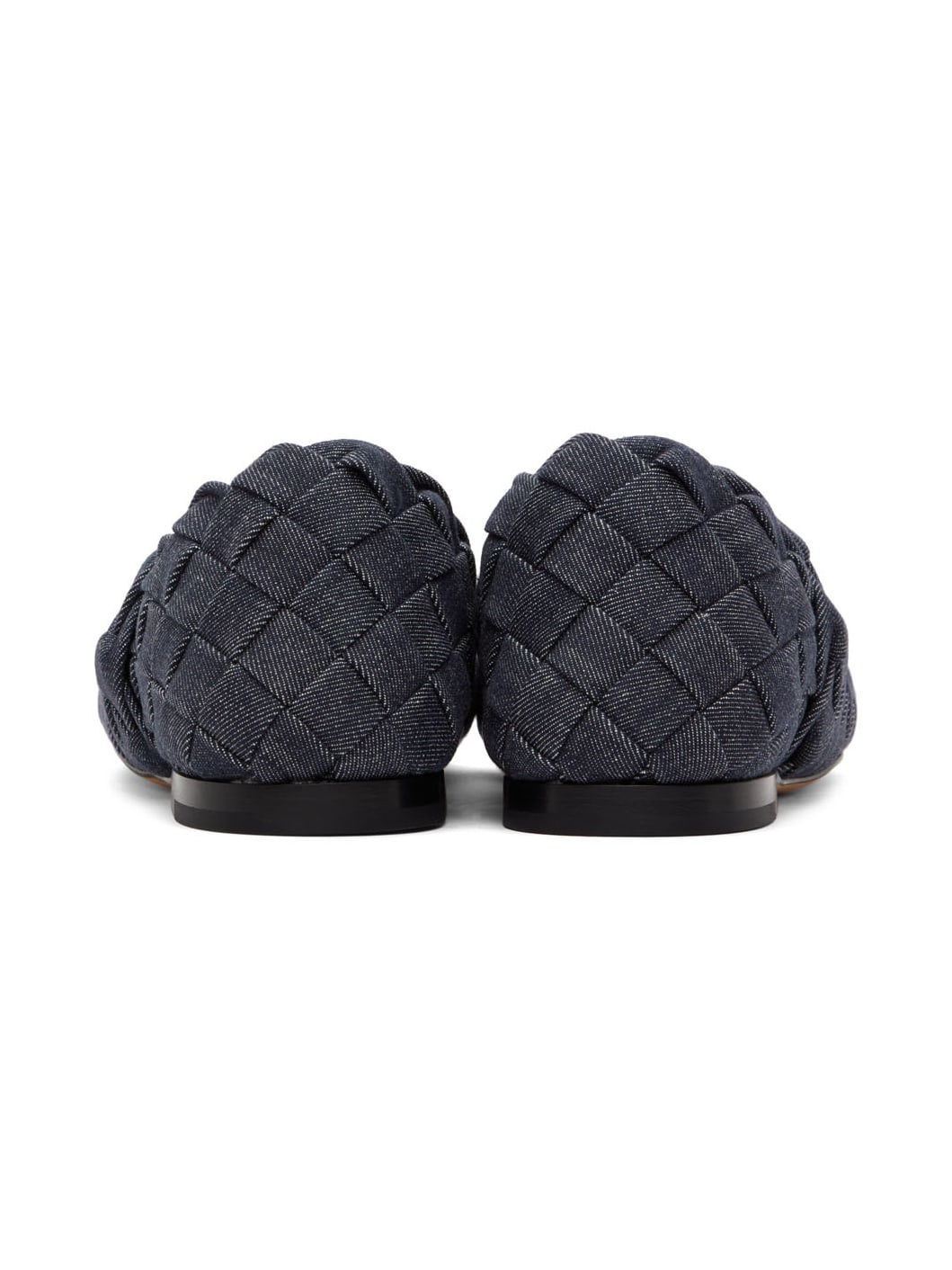 Indigo Mattelassé Denim Loafers - 2