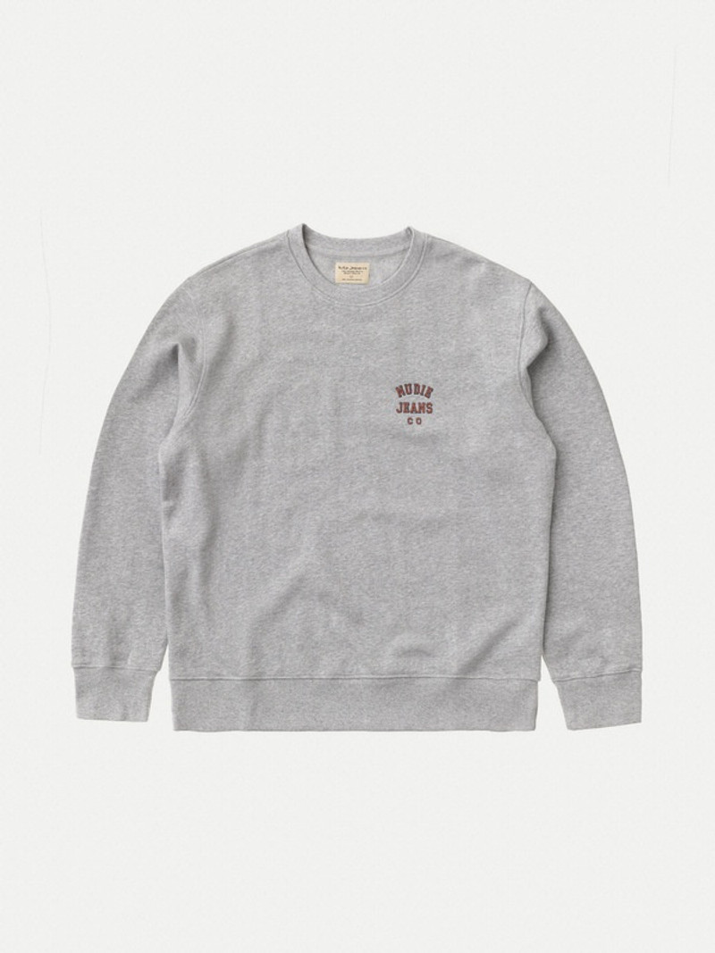 Frasse Logo Sweatshirt Greymelange 1