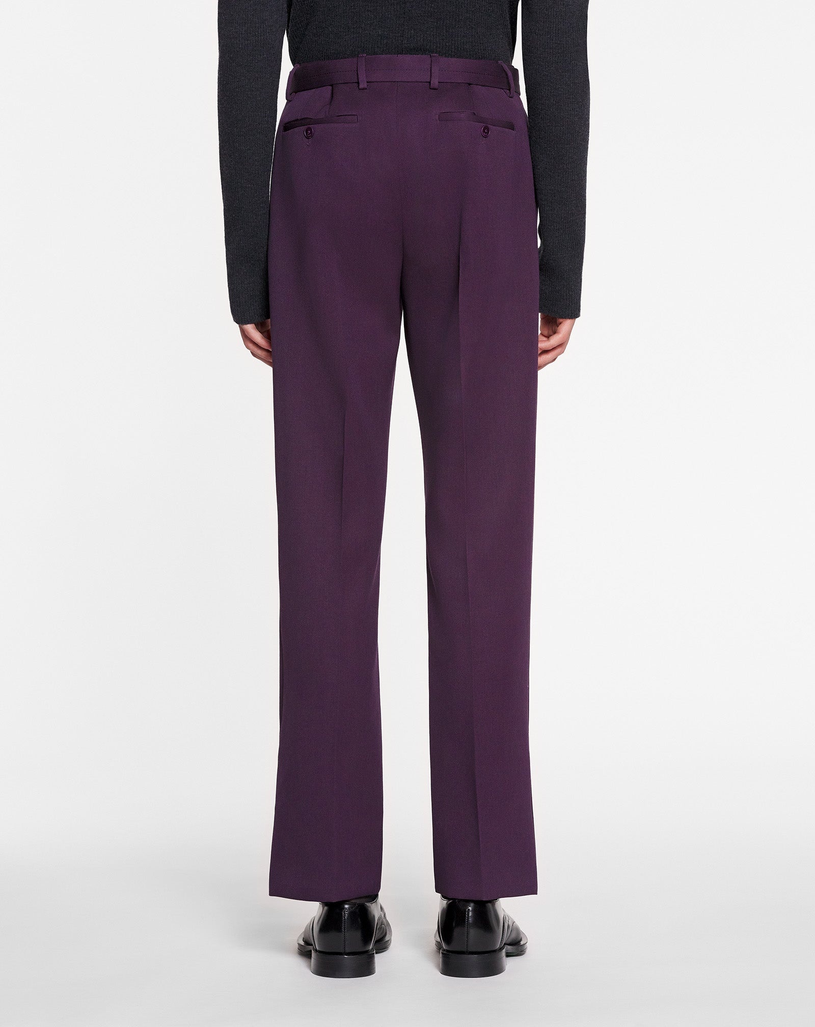 STRAIGHT SLIT PANTS - 4