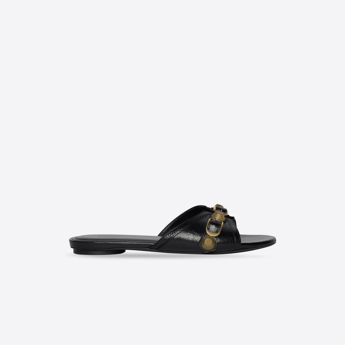 Women's Cagole Sandal in Black - 1