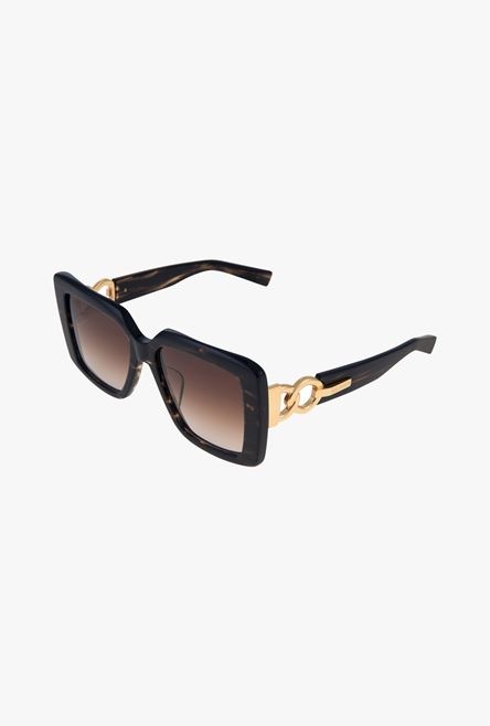 Tortoiseshell effect acetate La Royale sunglasses - 2