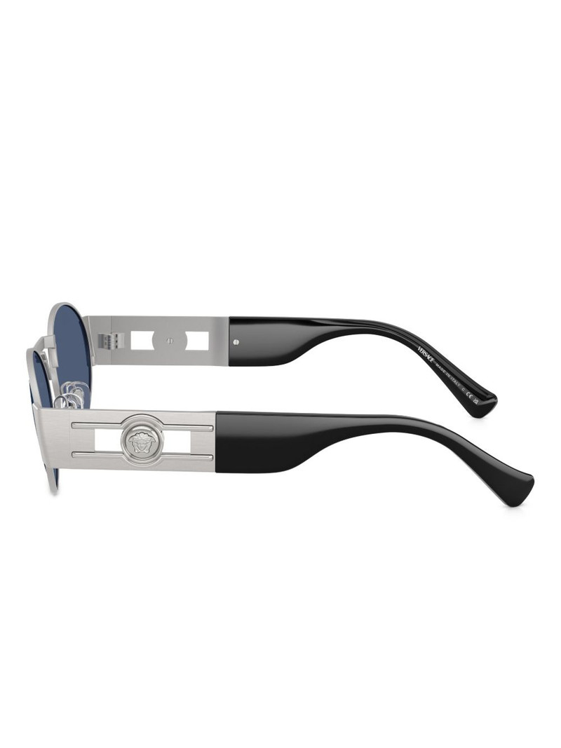 medusa-detail round-frame sunglasses 3