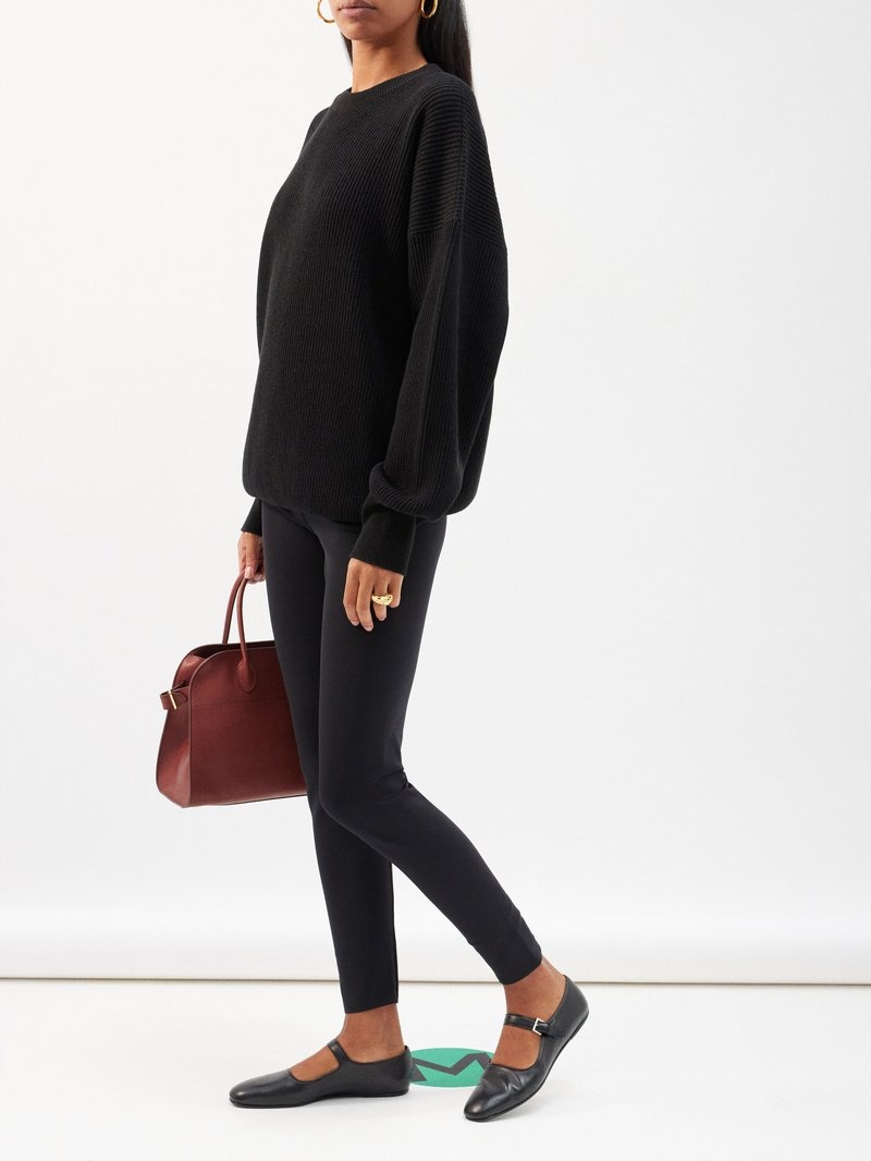 The Row Woolworth high-rise scuba leggings | matchesfashion
