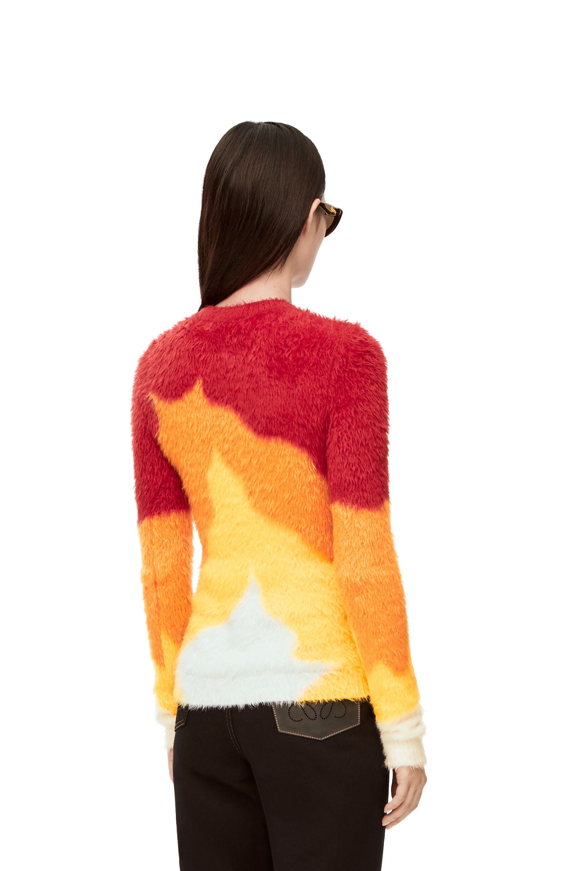 Calcifer sweater in intarsia knit - 4