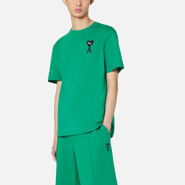 PUMA x AMI Graphic T-Shirt 'Green' 534070-96 - 2