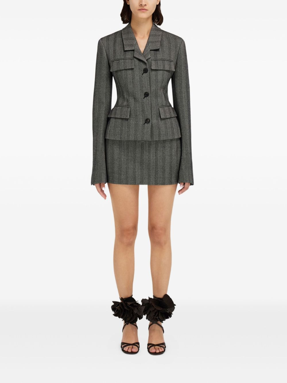 flap-pockets blazer - 2