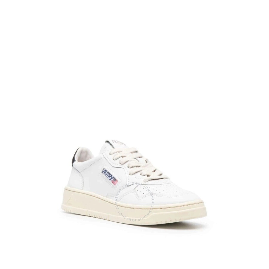 Autry Ladies Medalist White/Black Trainers - 2