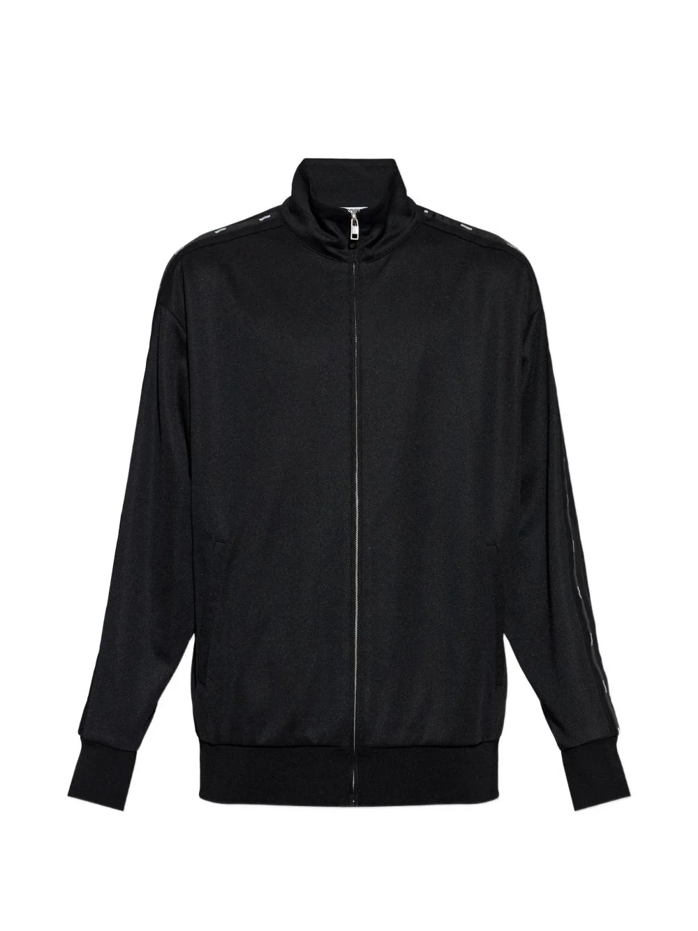 zip trim sweater - 1