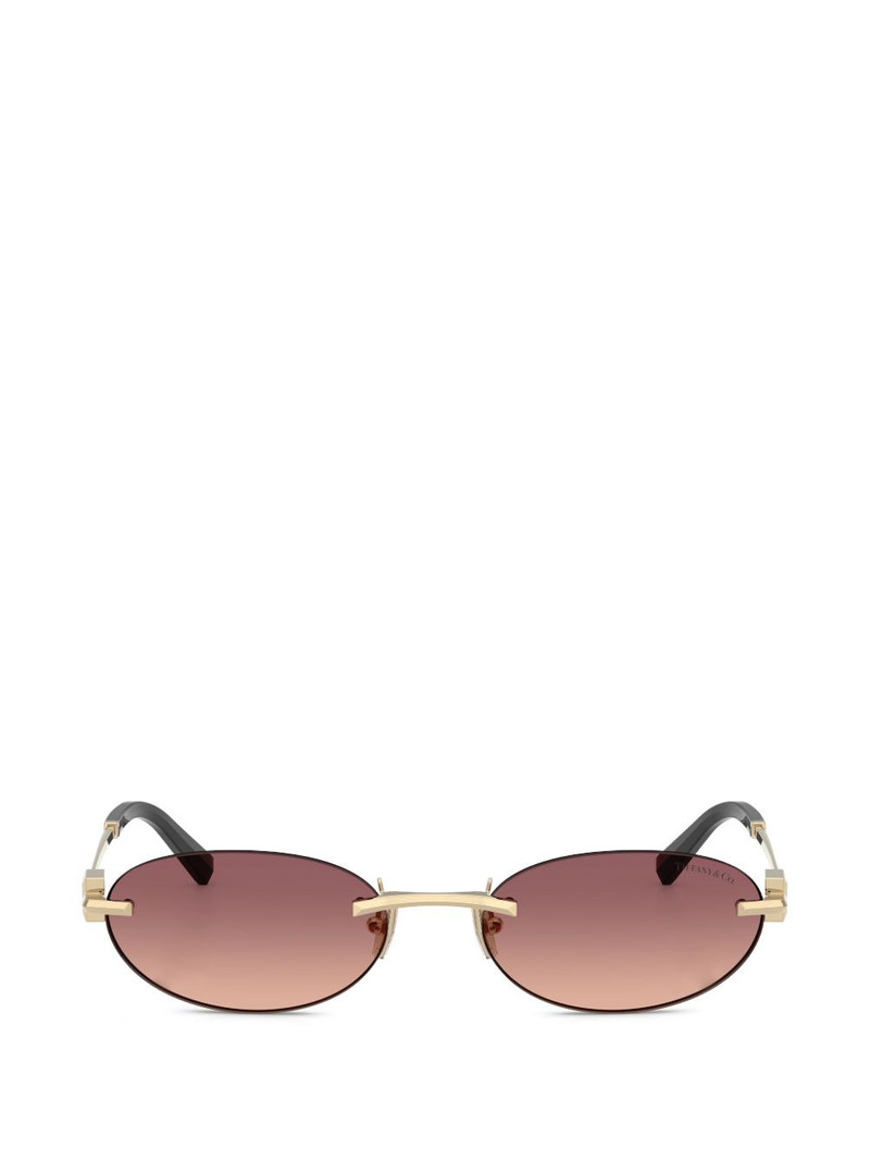 oval-frame sunglasses 1