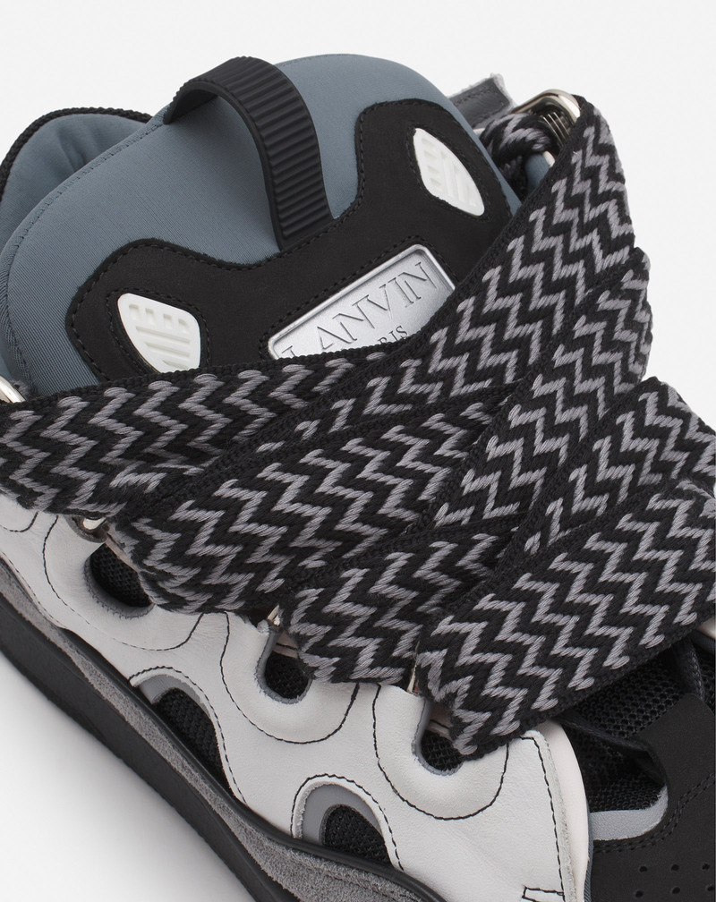 LEATHER CURB SNEAKERS 5
