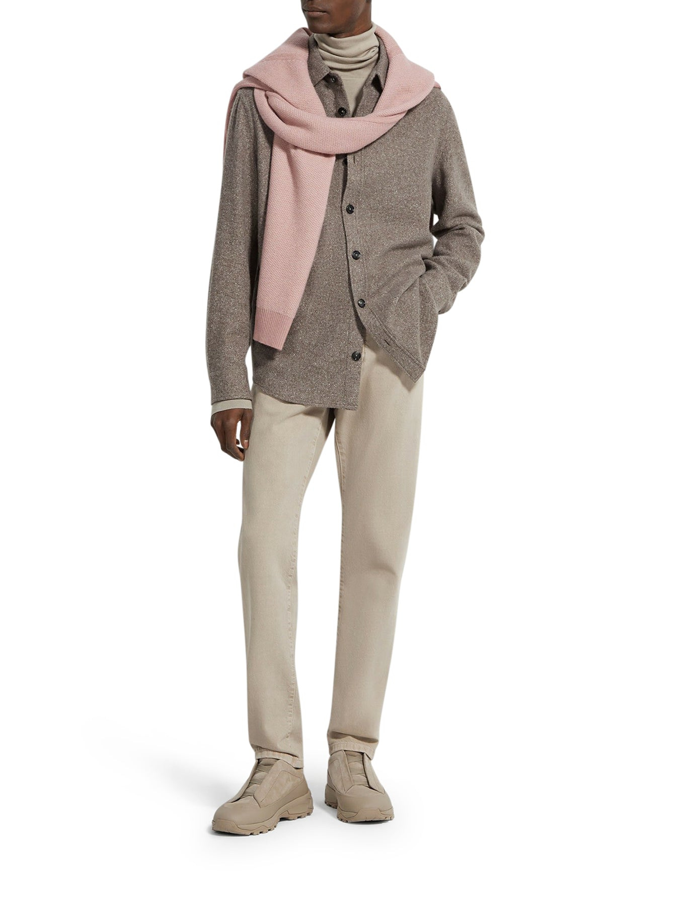 CASHMERE AND SILK OVERSHIRT - 2