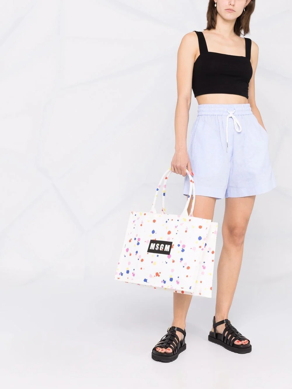 logo-print tote bag - 2