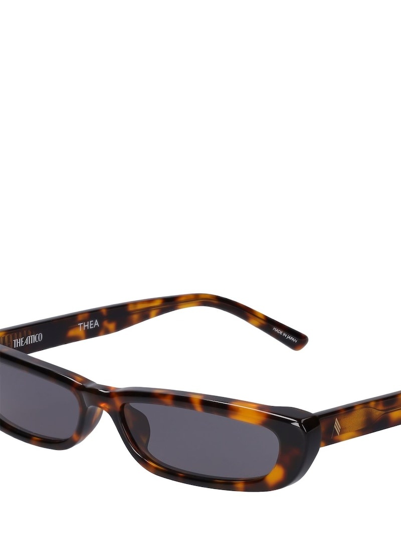 Thea slim squared acetate sunglasses - 2