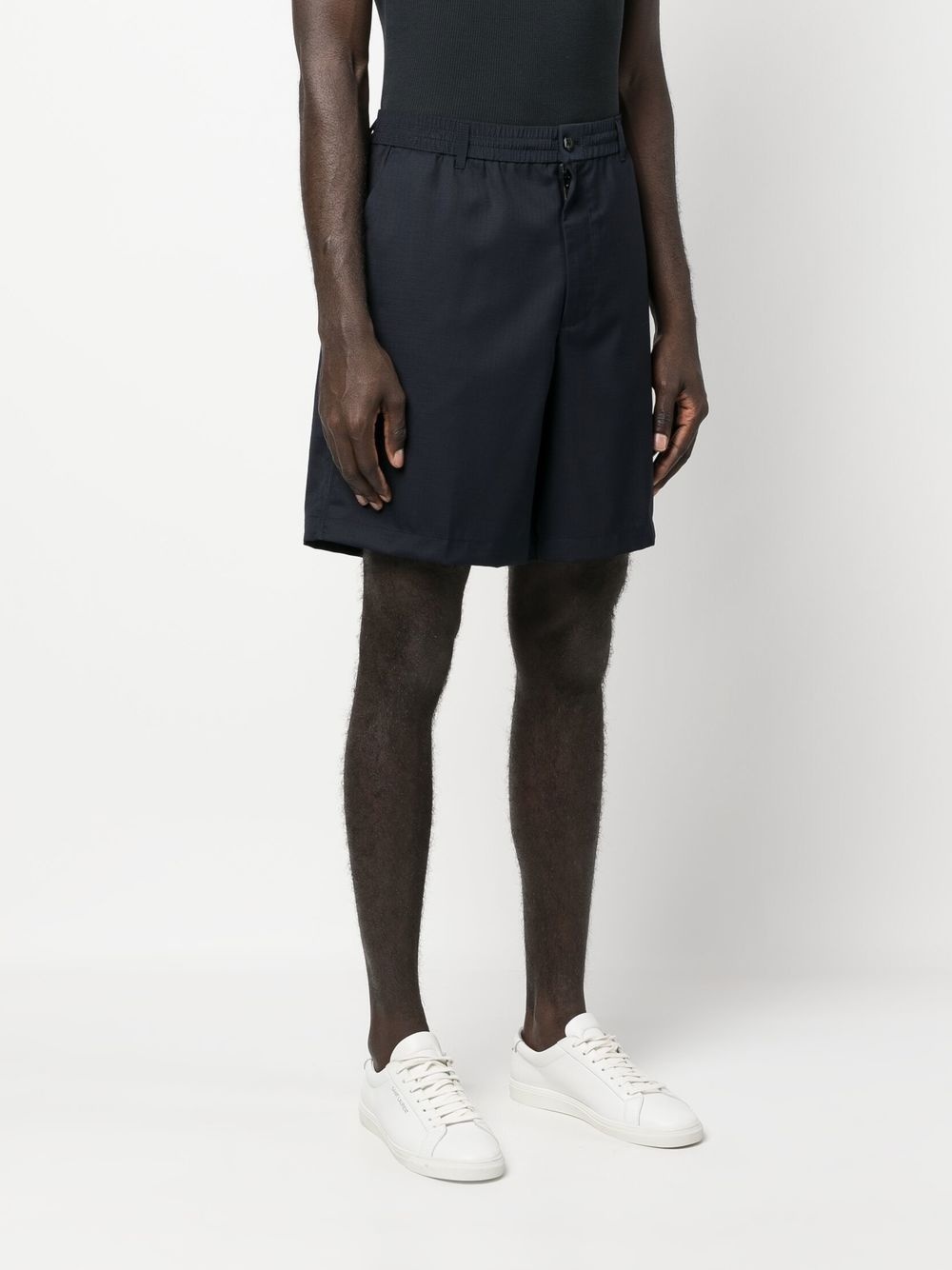 elasticated-waistband bermuda shorts - 3