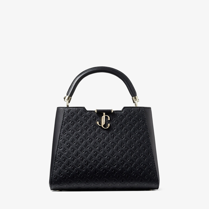 Varenne Top Handle M
Black JC Monogram Print and Leather Top Handle Bag 1