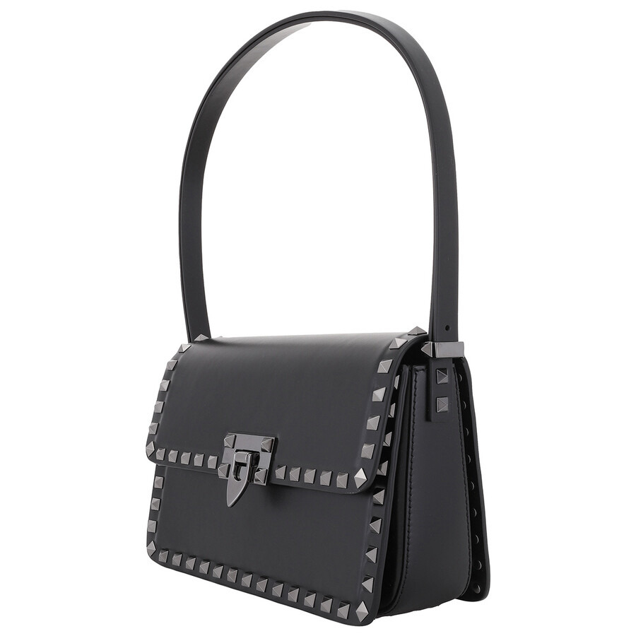 Valentino Rockstud Leather Shoulder Bag - 3