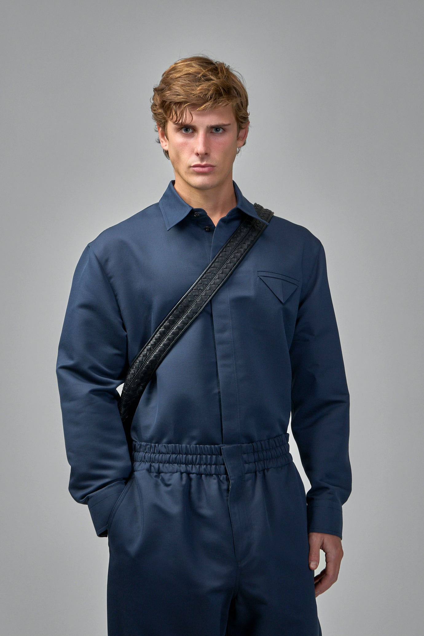 Silk Cotton Twill Shirt - 1