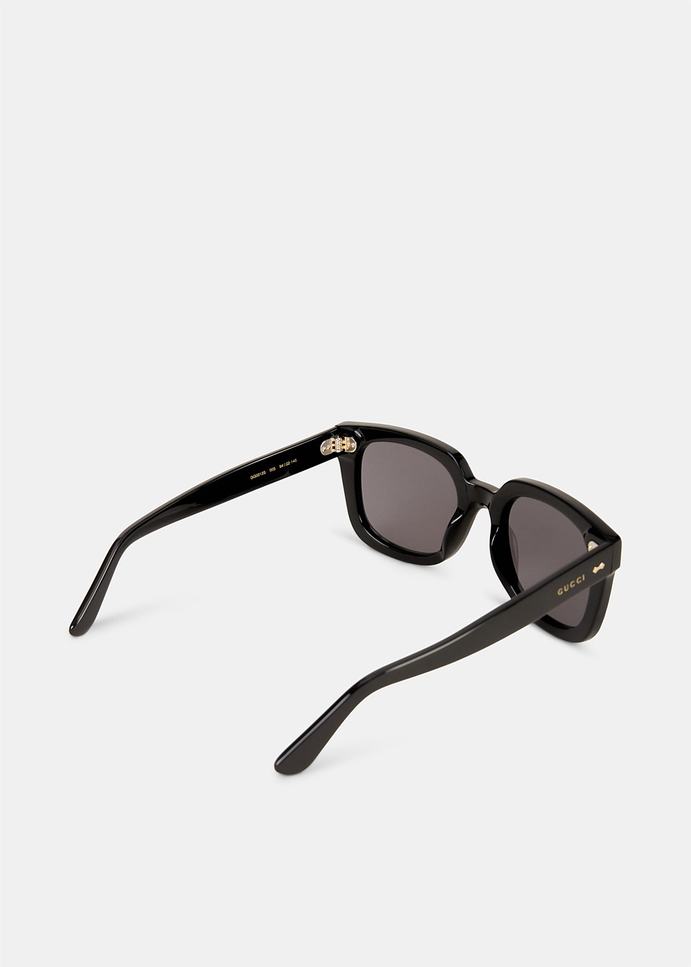 Black Rectangular Sunglasses - 3