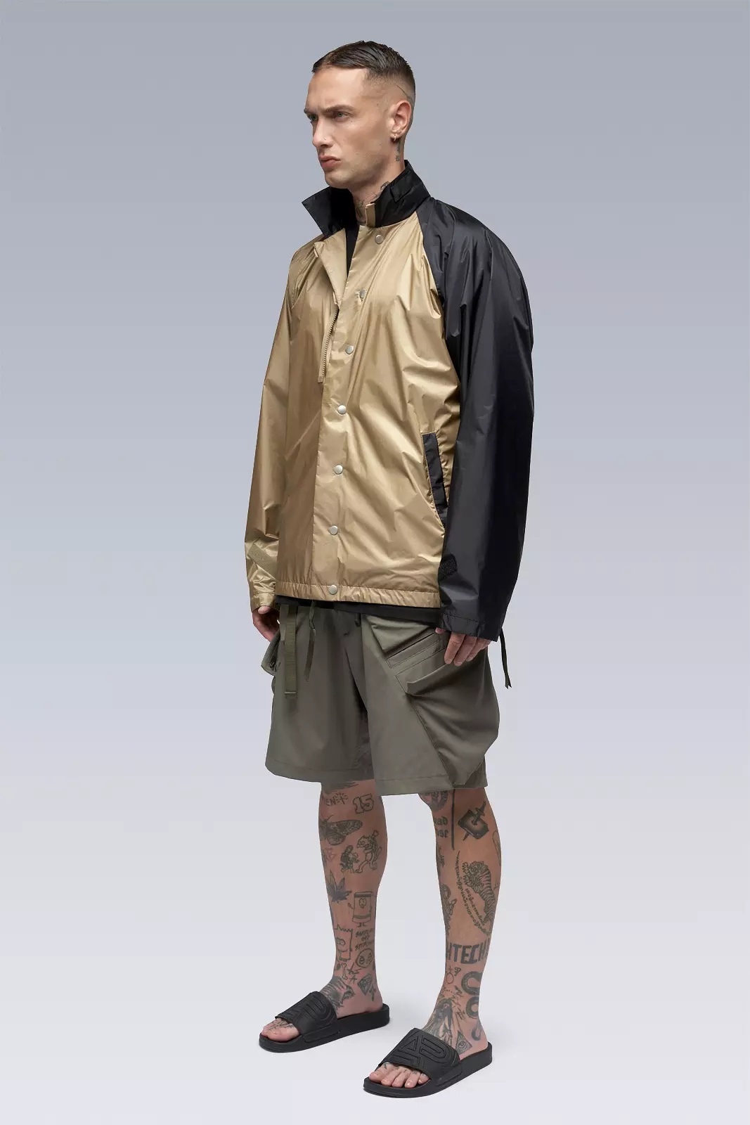 J95-WS 2L Gore-Tex Infinium™ Windstopper® Jacket Khaki/Black - 6