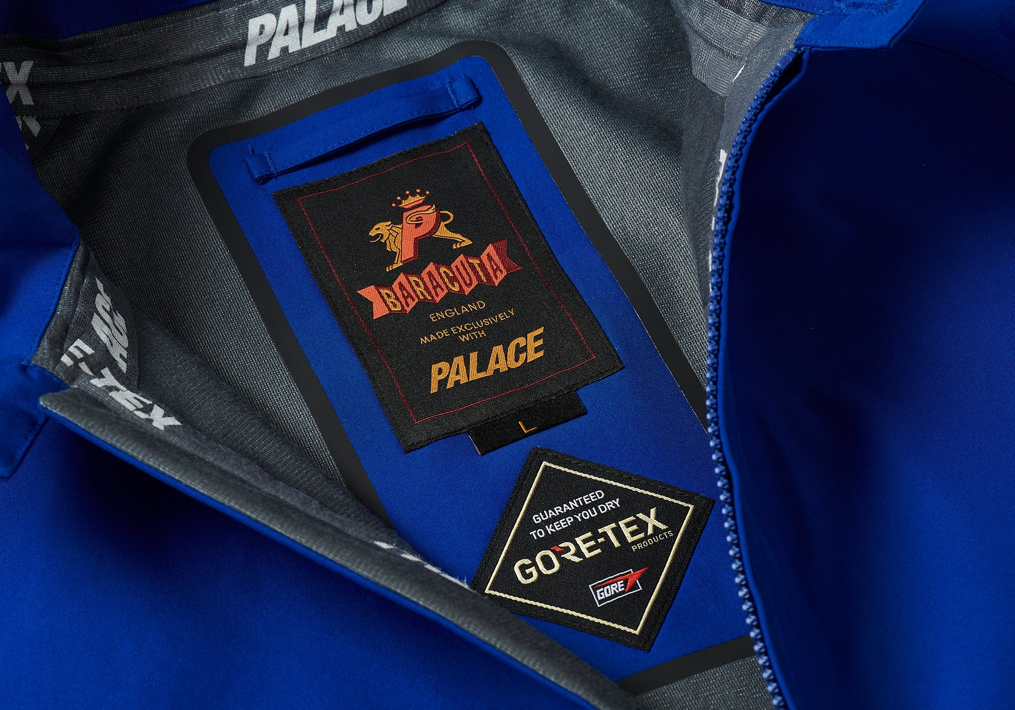 PALACE BARACUTA GORE-TEX G4 JACKET BLUE - 5