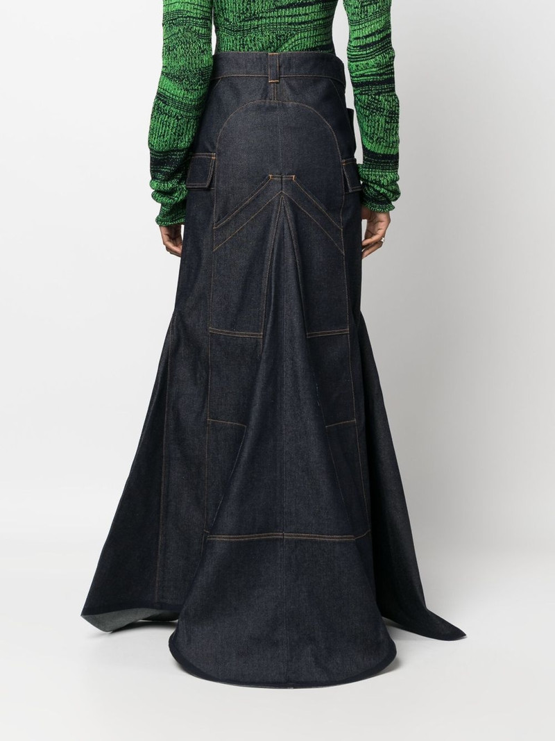 high-low denim skirt 4