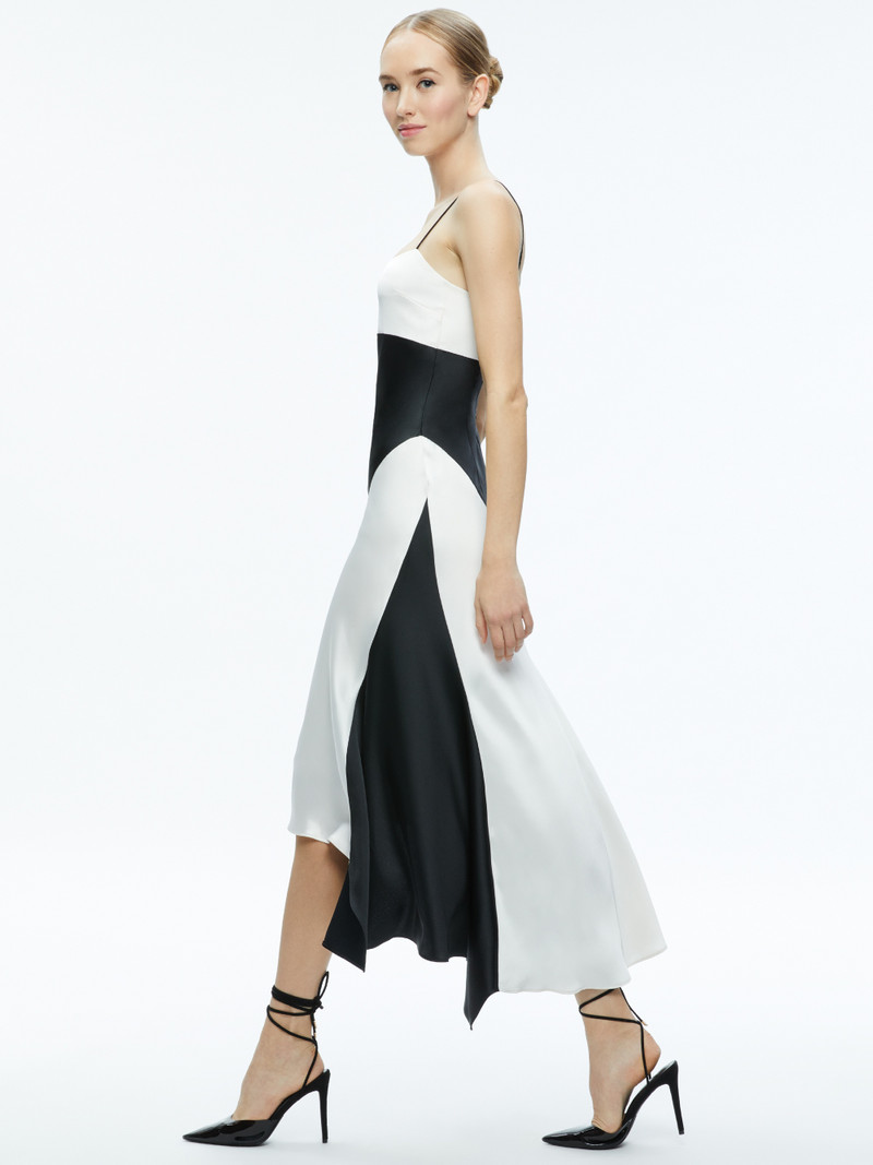ROSA ASYMMETRICAL SLIP DRESS 6