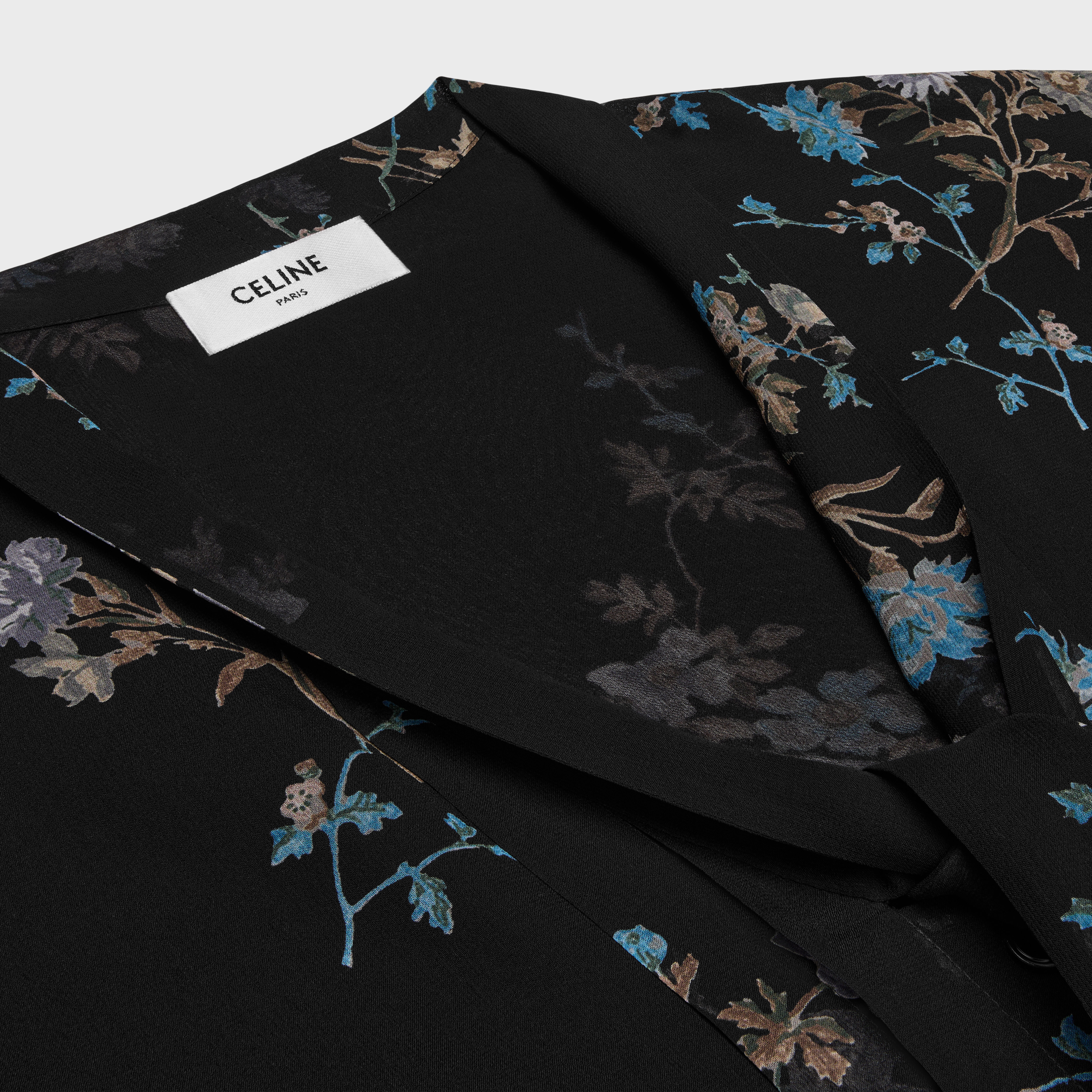 lavallière blouse in silk georgette - 3