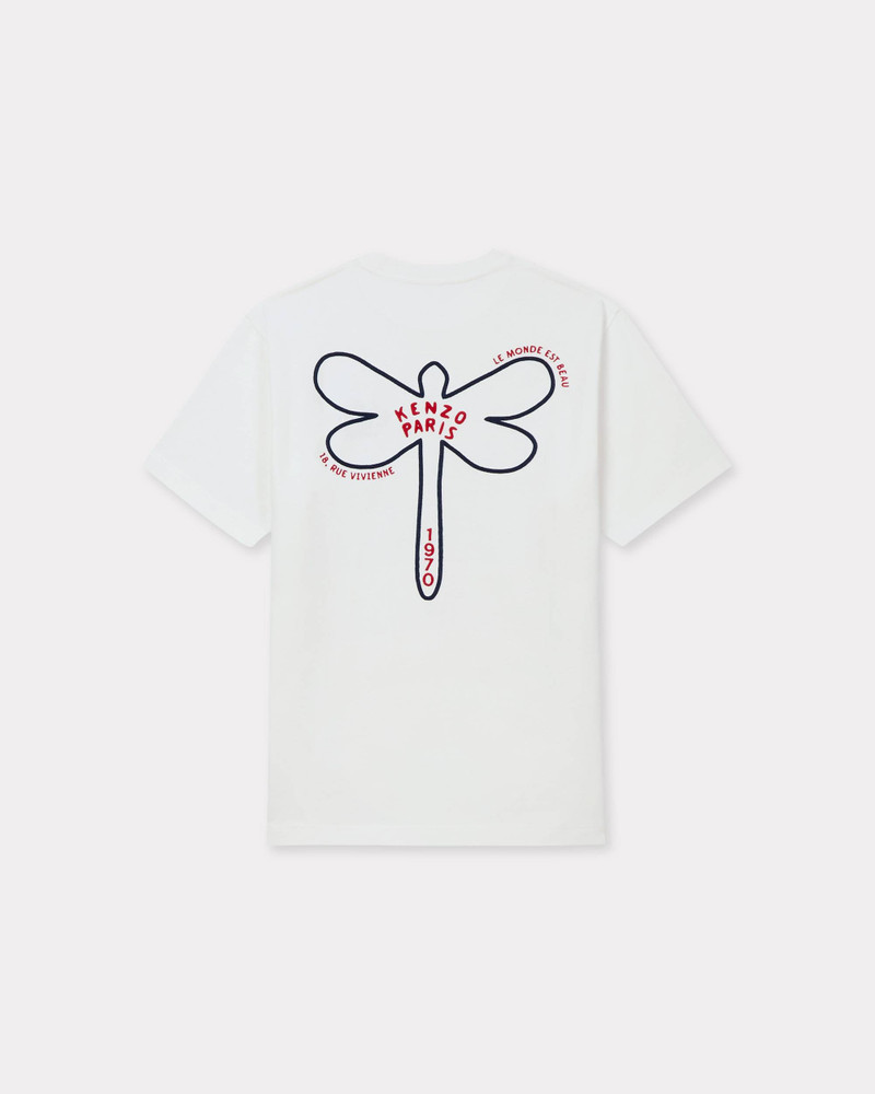 KENZO 'KENZO Dragonfly' embroidered T-shirt in cotton outlook