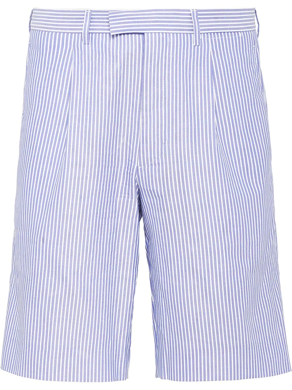 striped Oxford shorts - 1