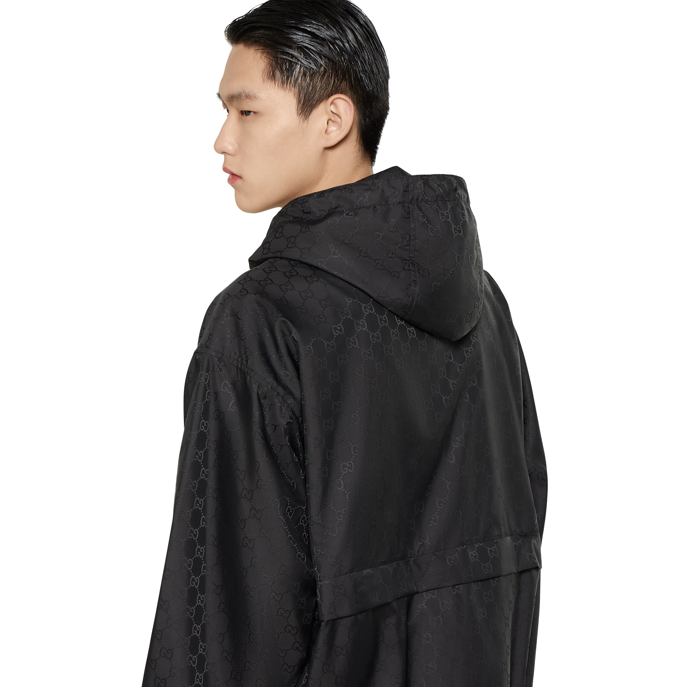GG nylon jacquard zip jacket - 5