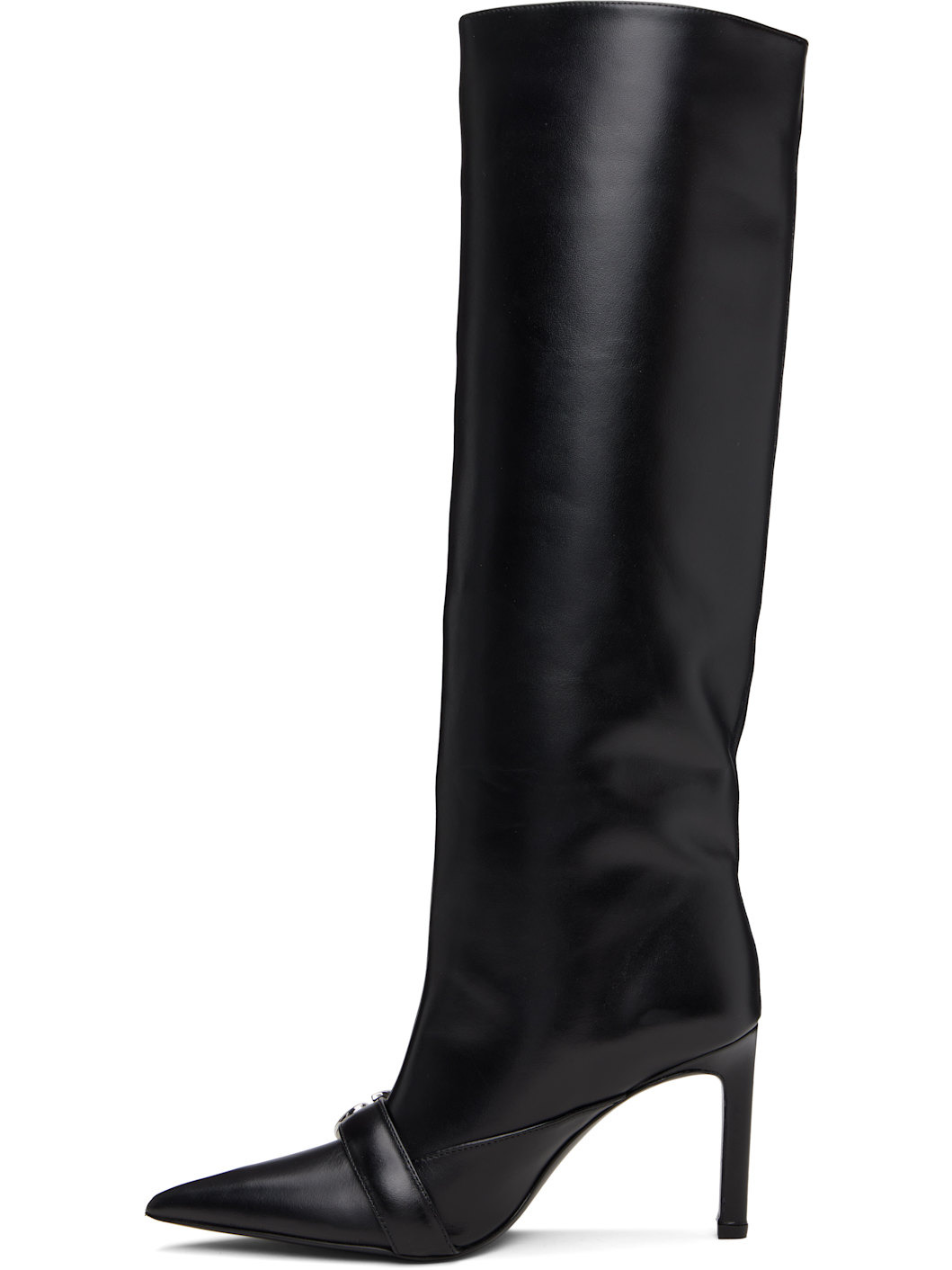 Black Belt Tall Boots - 3