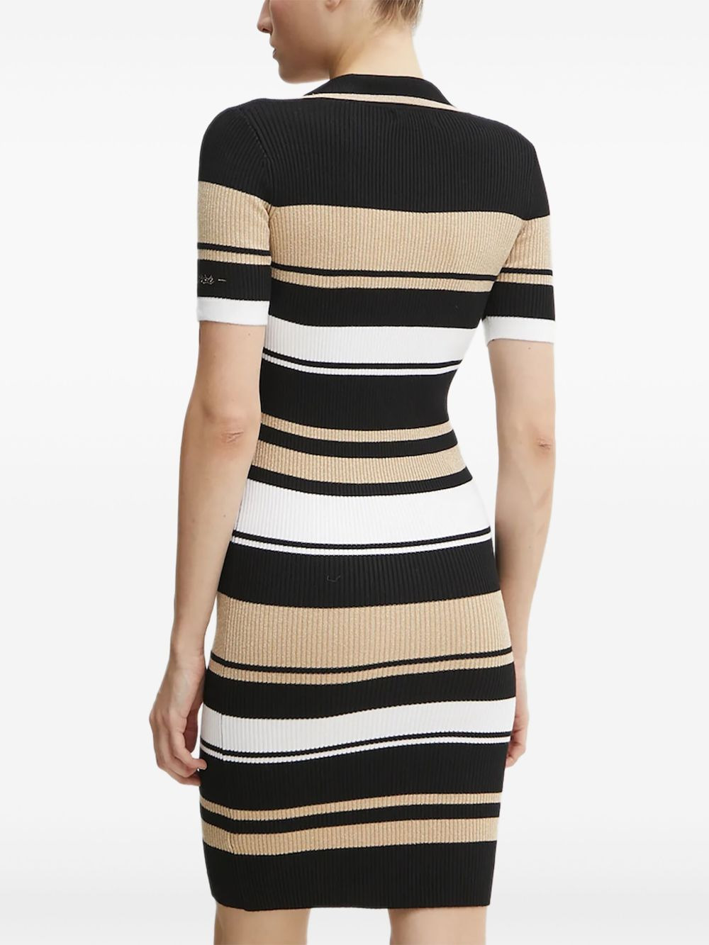 striped polo dress - 2