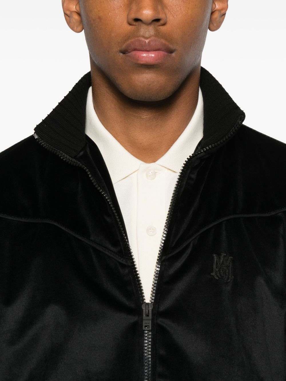 VELOUR ZIP-UP JACKET - 3