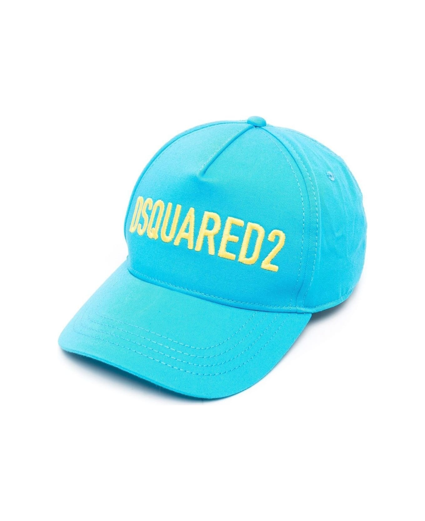 Dsquared2 Technicolor Light Blue Baseball Cap - 1